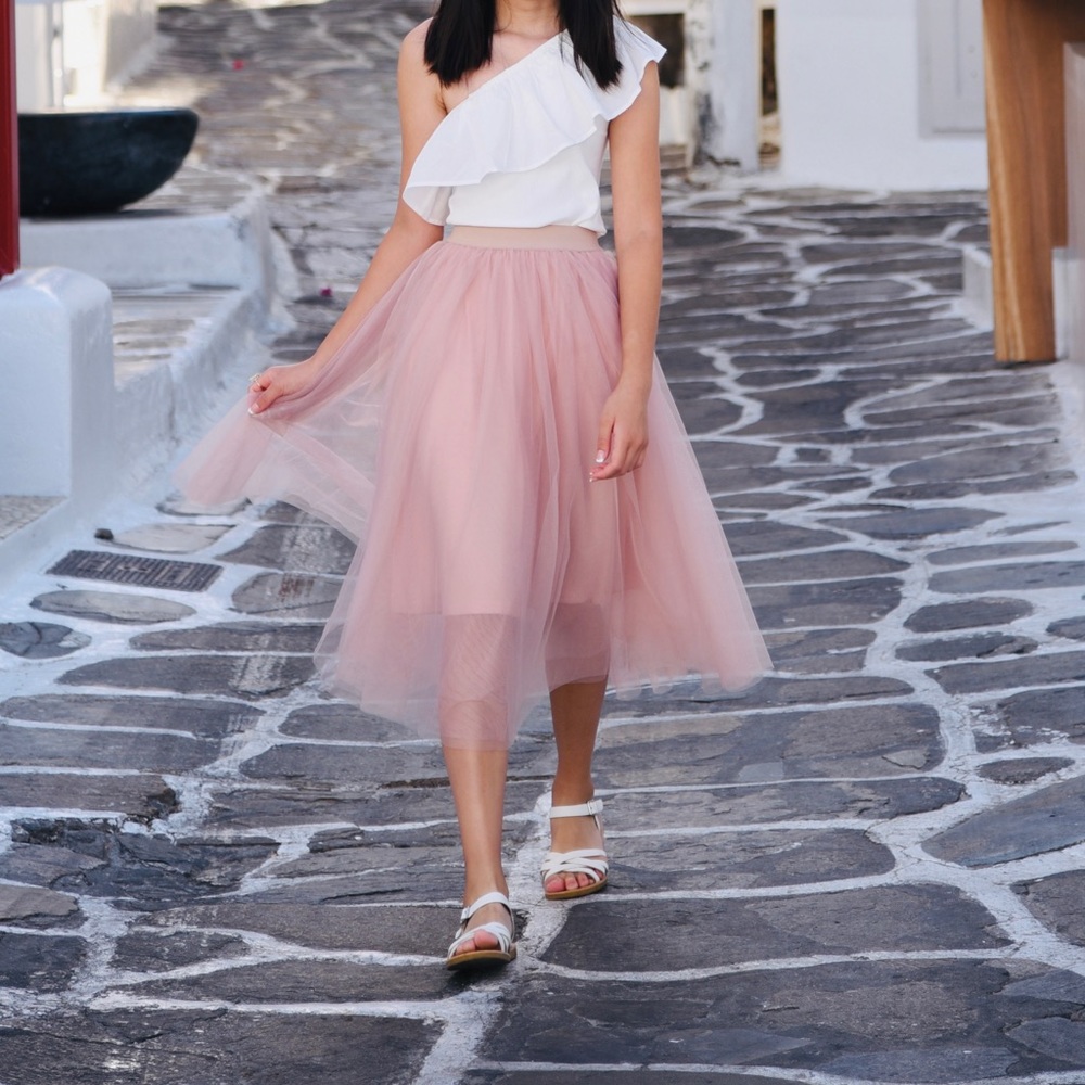 Petal pink midi tutu